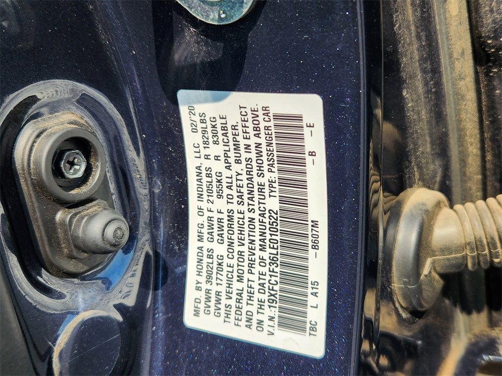 2020 Honda Civic EX Sedan