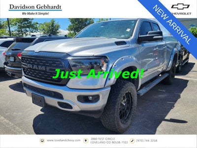 2022 RAM 1500 Big Horn Quad Cab 4x4 6'4" Box