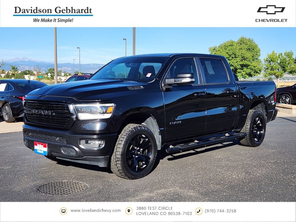 2020 RAM 1500 Lone Star Crew Cab 4x4 5'7" Box