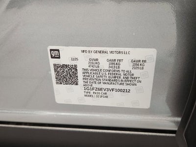 2027 Chevrolet Bolt RS