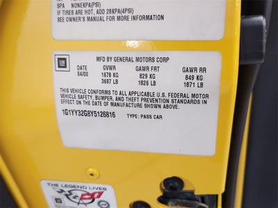 2000 Chevrolet Corvette Base