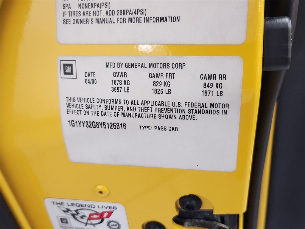 2000 Chevrolet Corvette Base