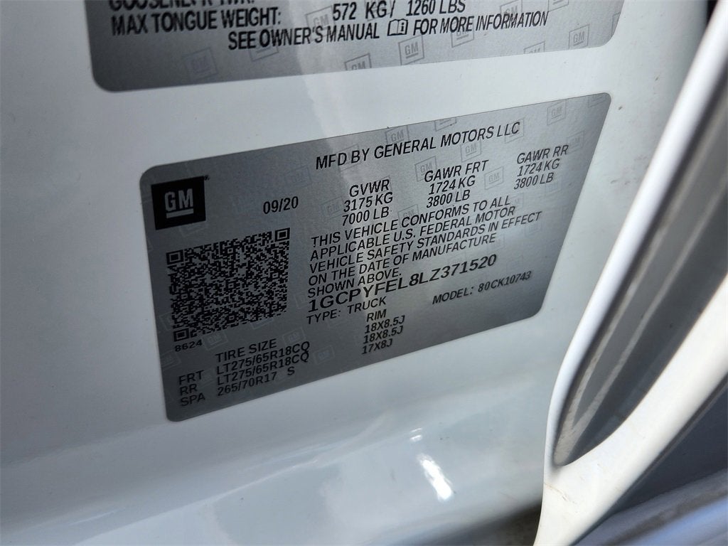 2020 Chevrolet Silverado 1500 LT Trail Boss