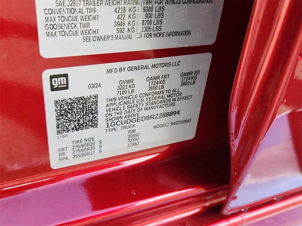 2024 Chevrolet Silverado 1500 LTZ