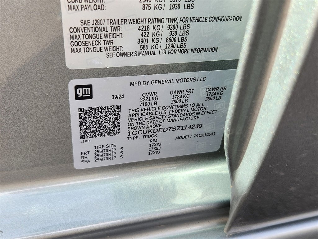 2025 Chevrolet Silverado 1500 LT