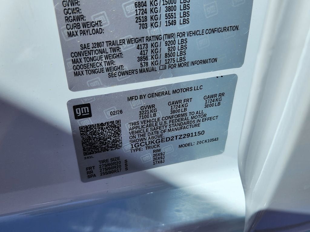 2026 Chevrolet Silverado 1500 LTZ