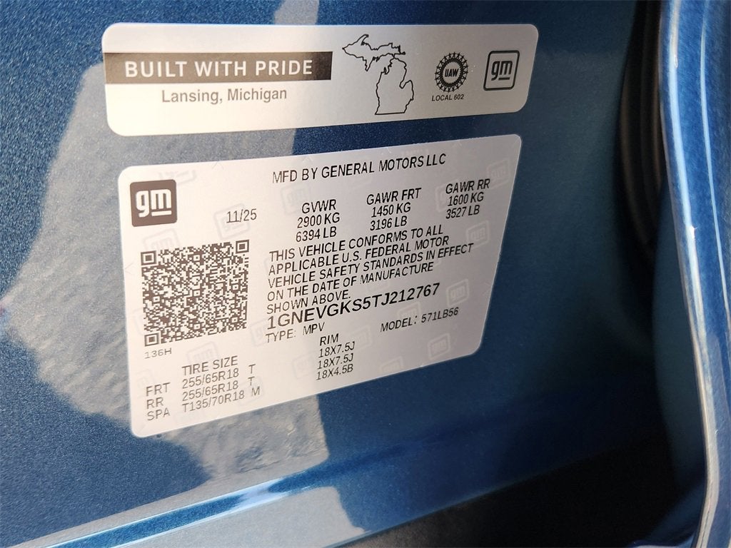 2026 Chevrolet Traverse LT