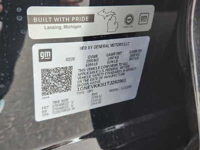 2026 Chevrolet Traverse High Country