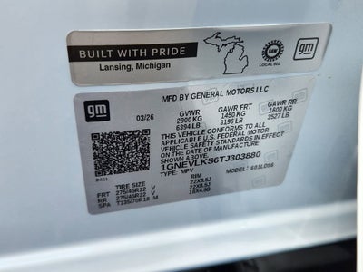 2026 Chevrolet Traverse RS