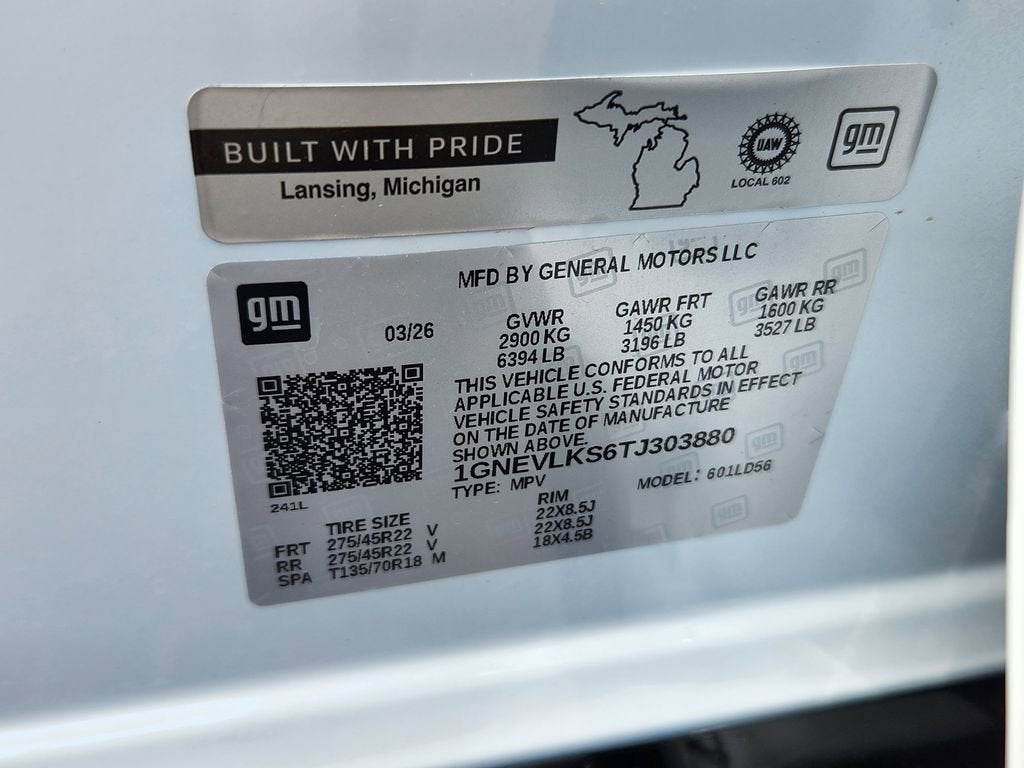 2026 Chevrolet Traverse RS