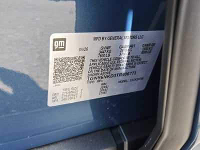 2026 Chevrolet Tahoe LT