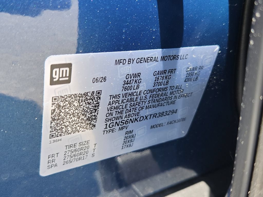 2026 Chevrolet Tahoe LT