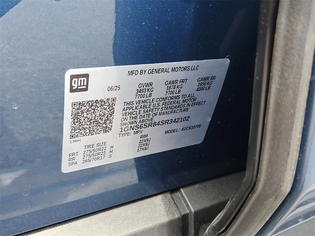 2025 Chevrolet Tahoe Premier