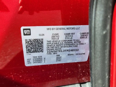 2026 Chevrolet Tahoe High Country