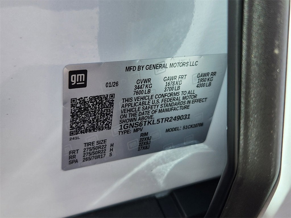 2026 Chevrolet Tahoe High Country