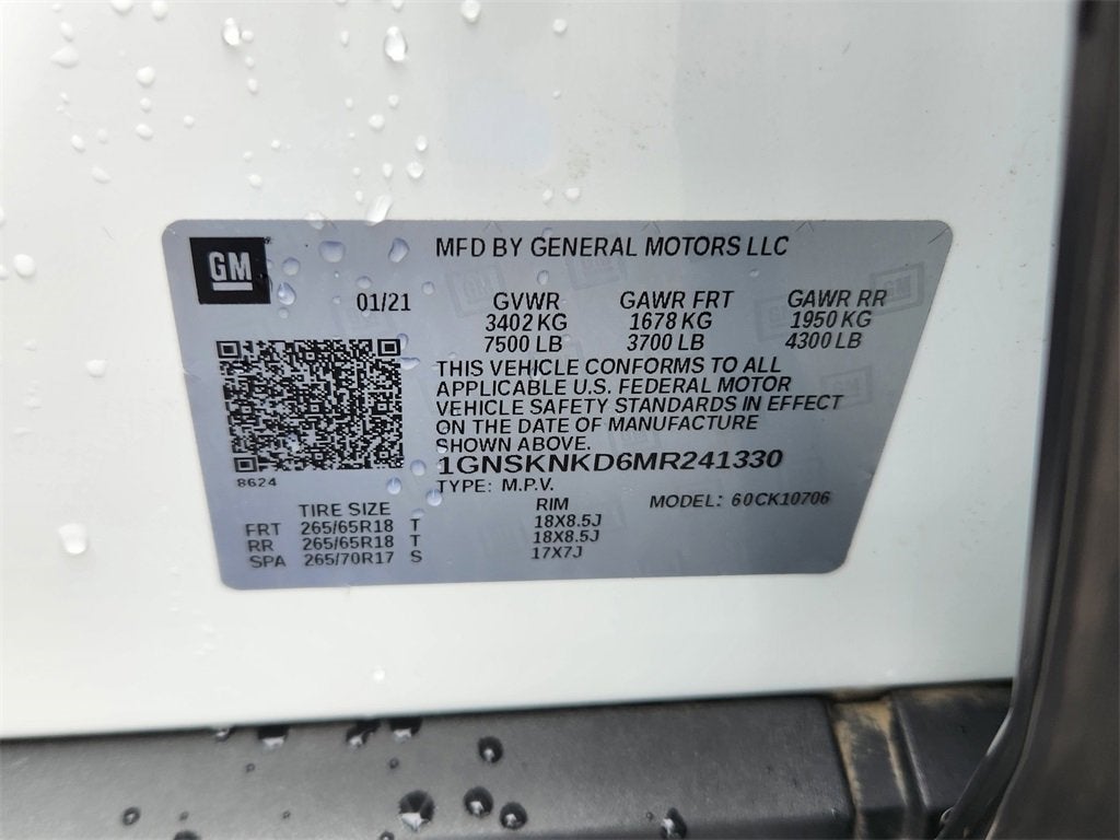 2021 Chevrolet Tahoe LT