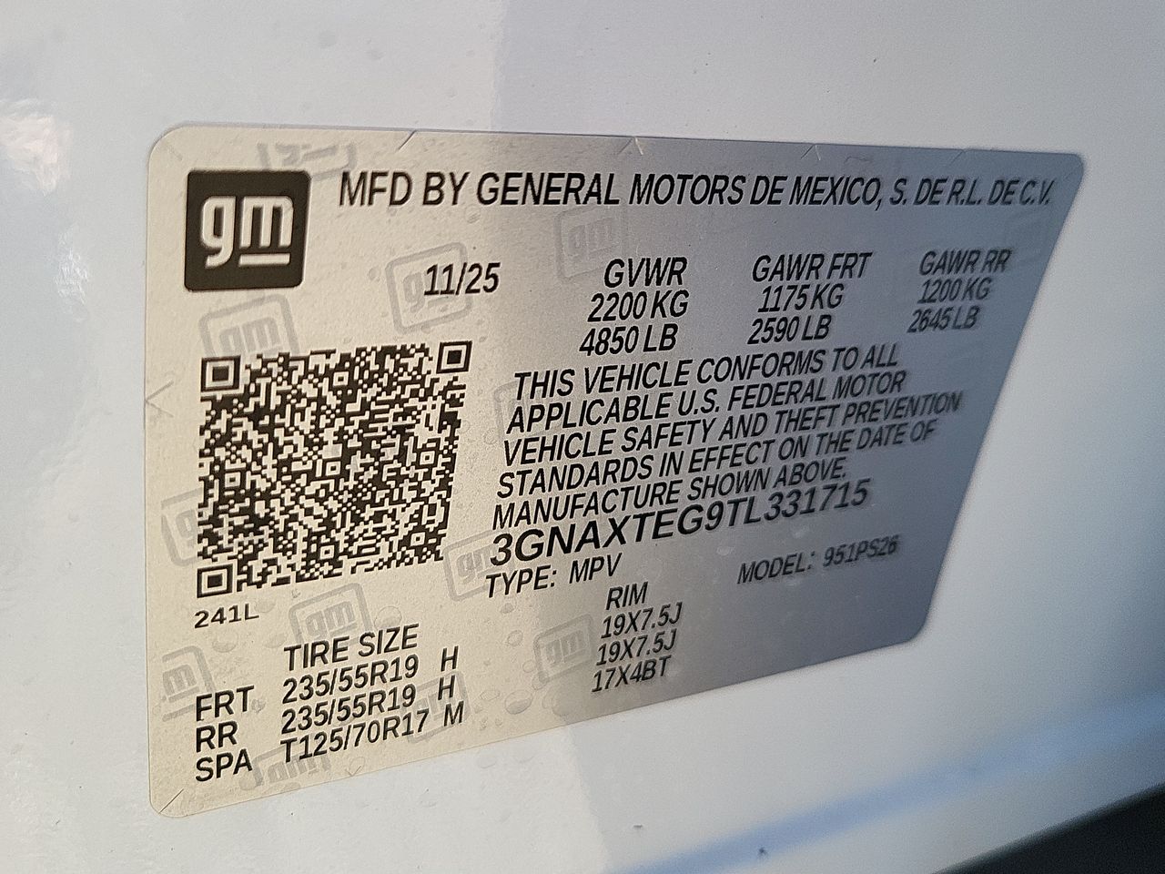 2026 Chevrolet Equinox RS