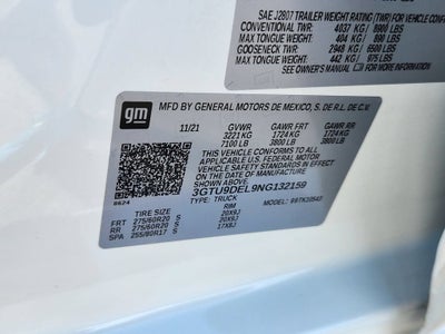 2022 GMC Sierra 1500 Limited SLT