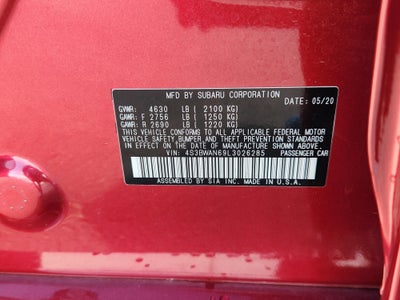 2020 Subaru Legacy Limited