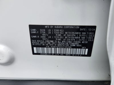2025 Subaru Outback Touring XT