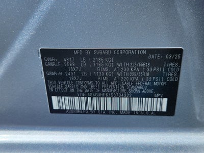 2025 Subaru Crosstrek Sport