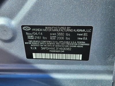 2015 Hyundai Elantra SE