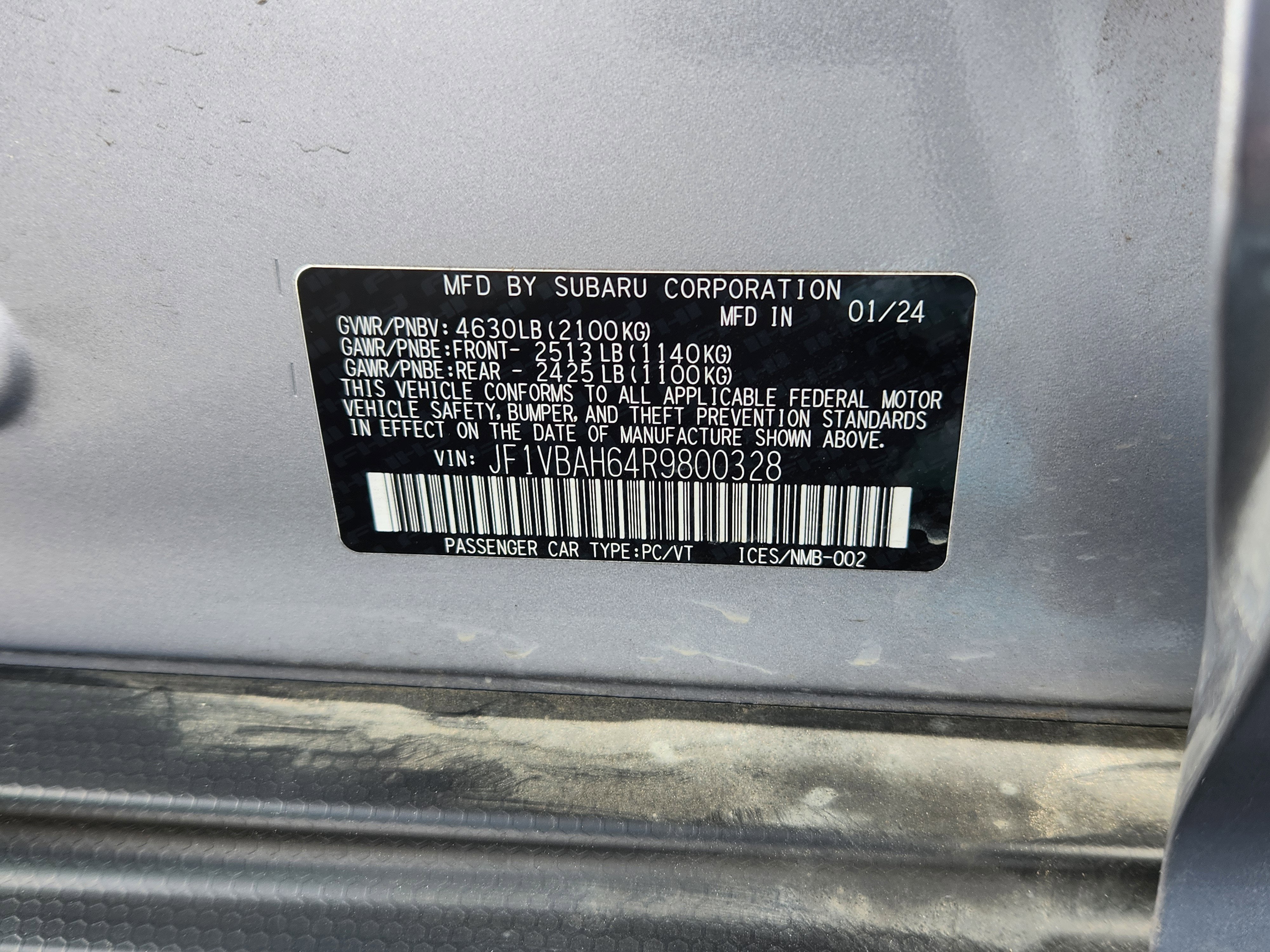 2024 Subaru WRX Premium