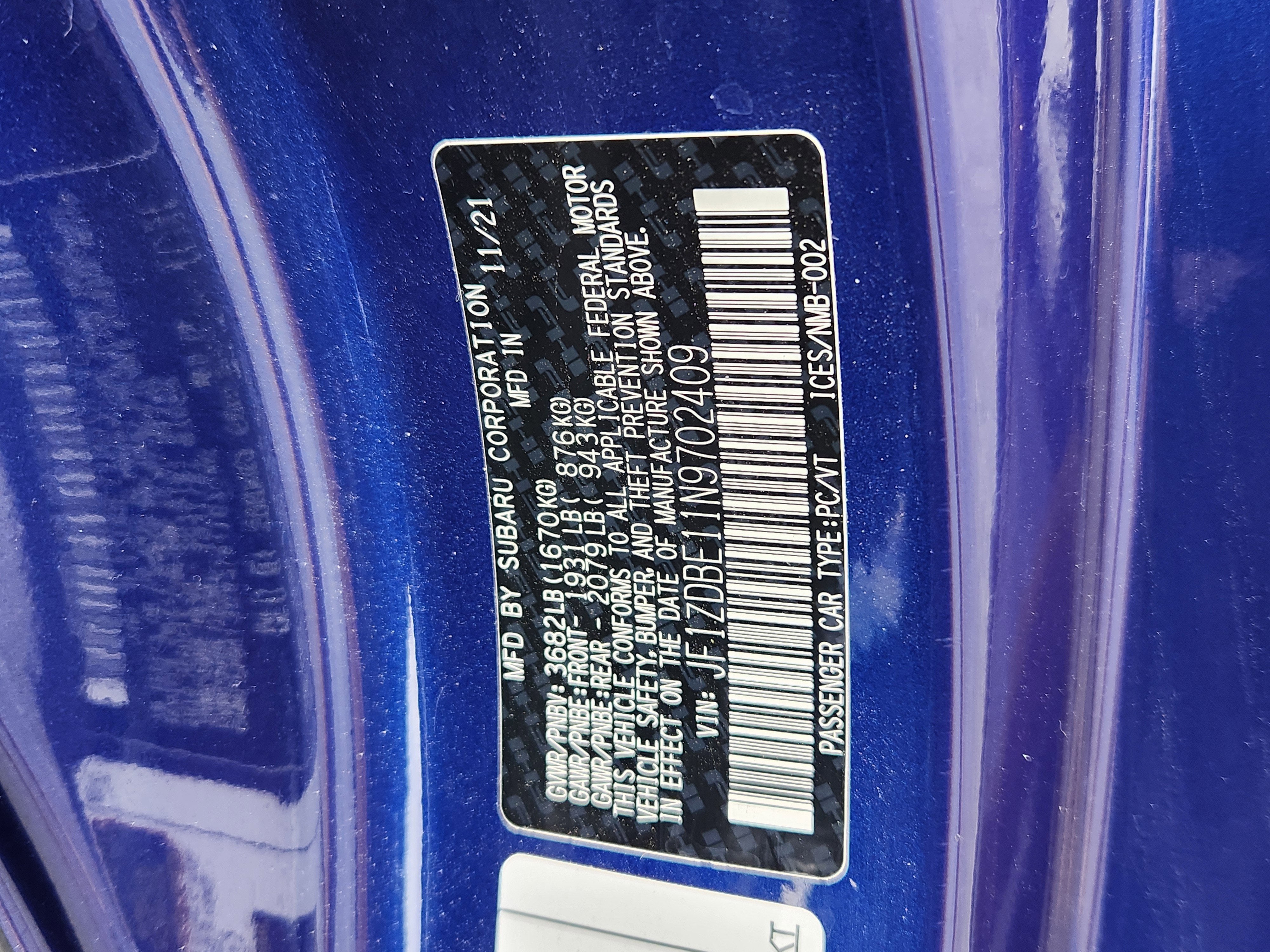 2022 Subaru BRZ Limited