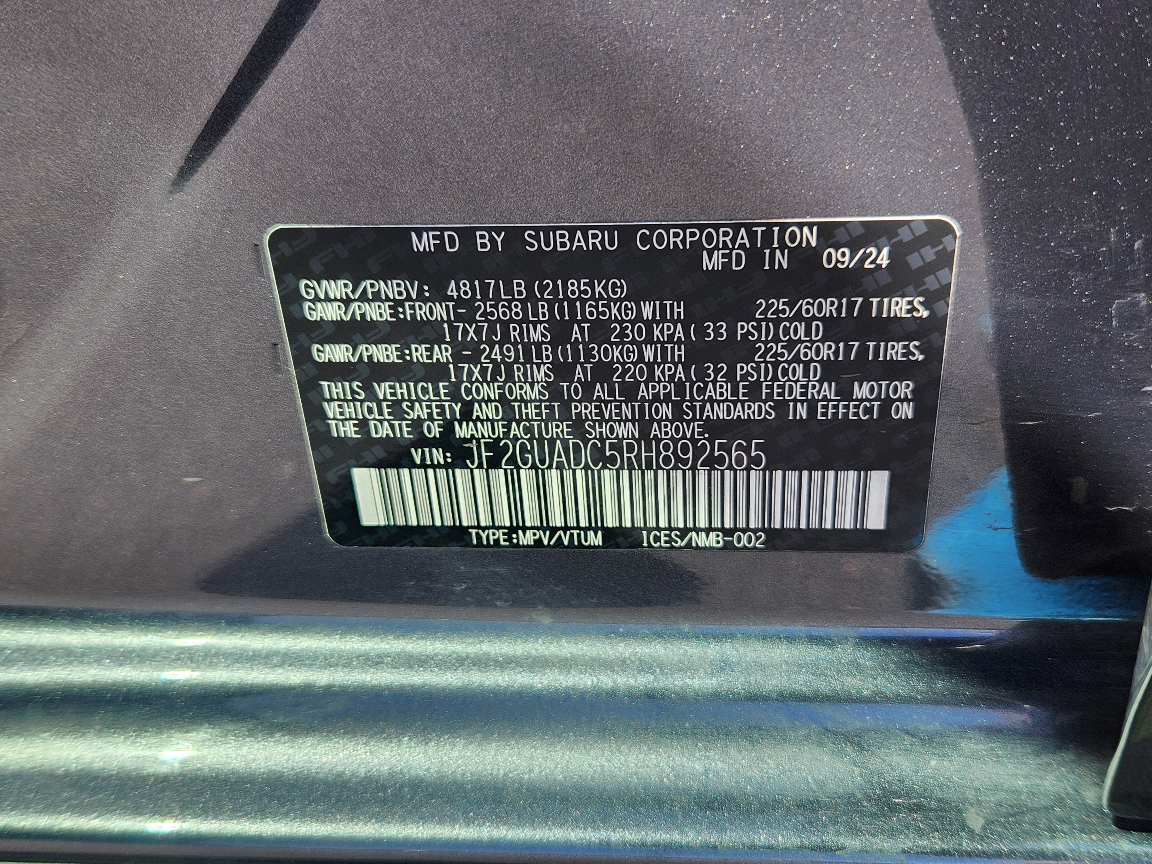 2024 Subaru Crosstrek Premium