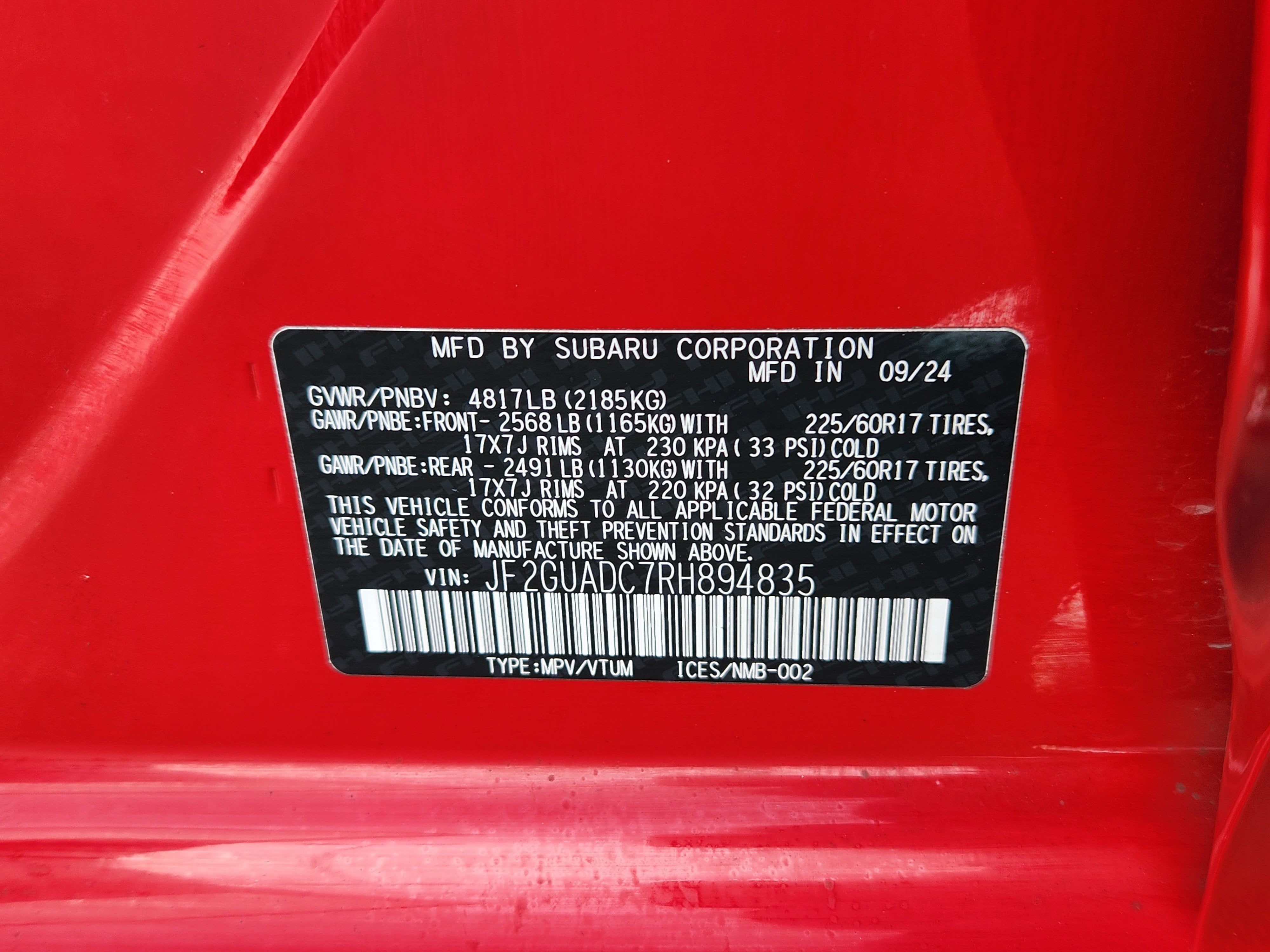 2024 Subaru Crosstrek Premium