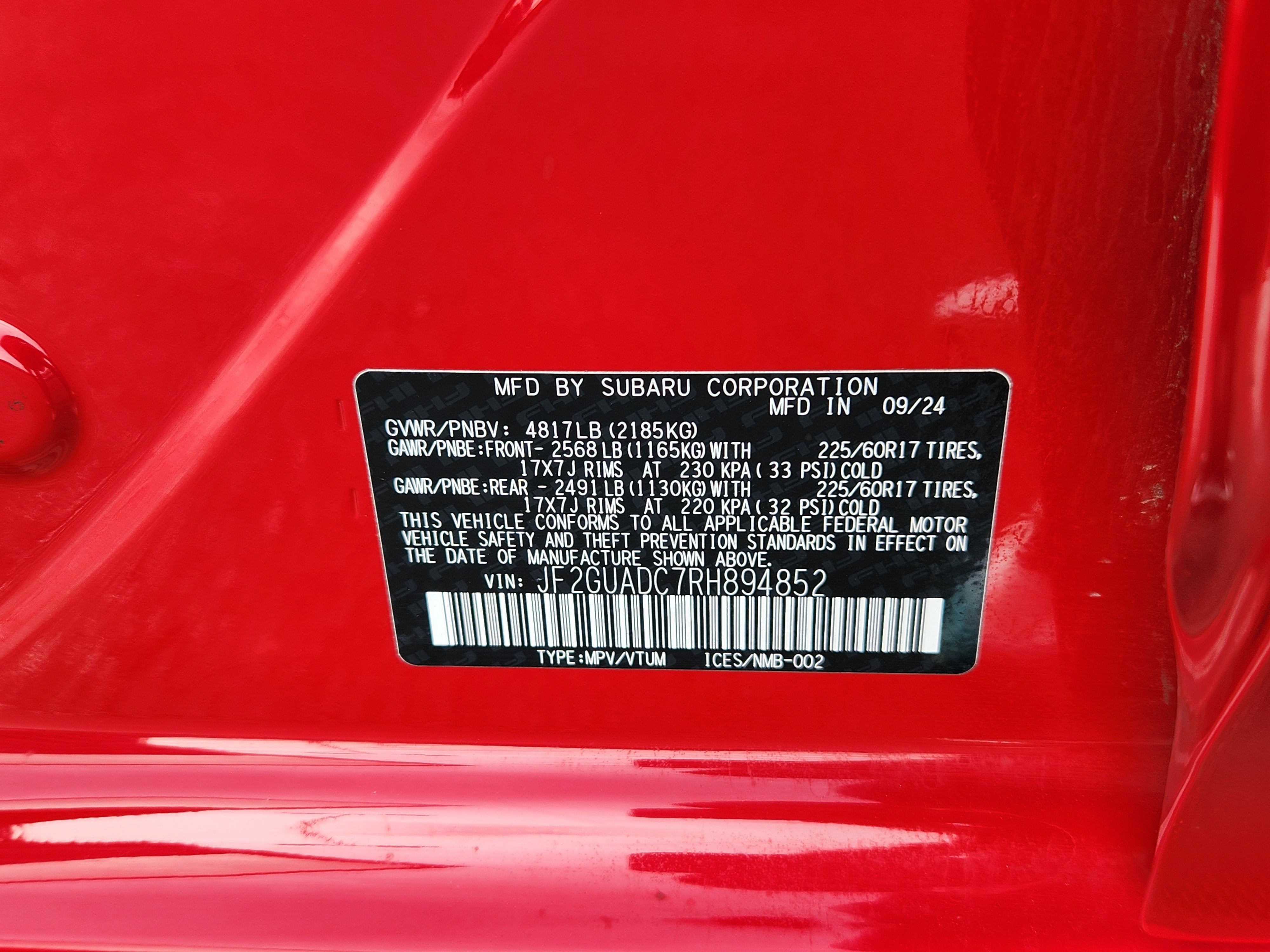 2024 Subaru Crosstrek Premium