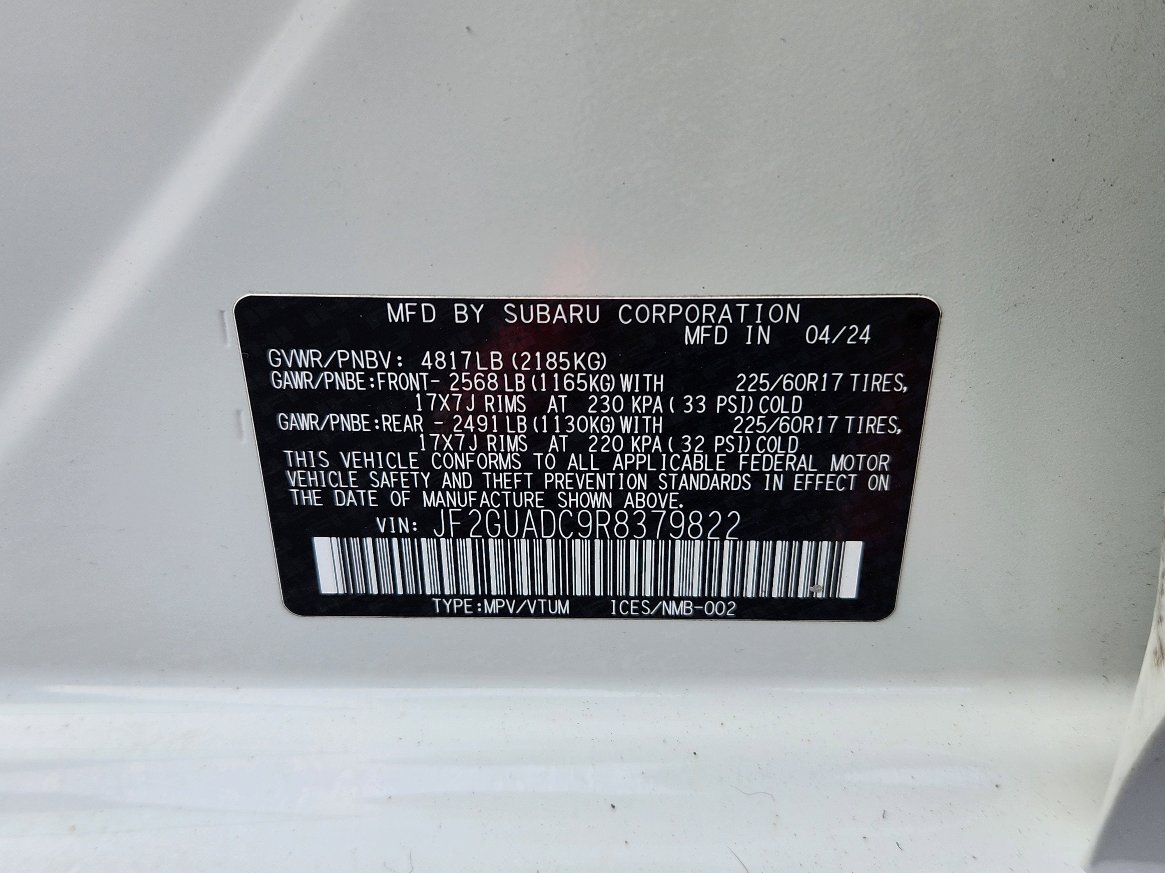 2024 Subaru Crosstrek Premium