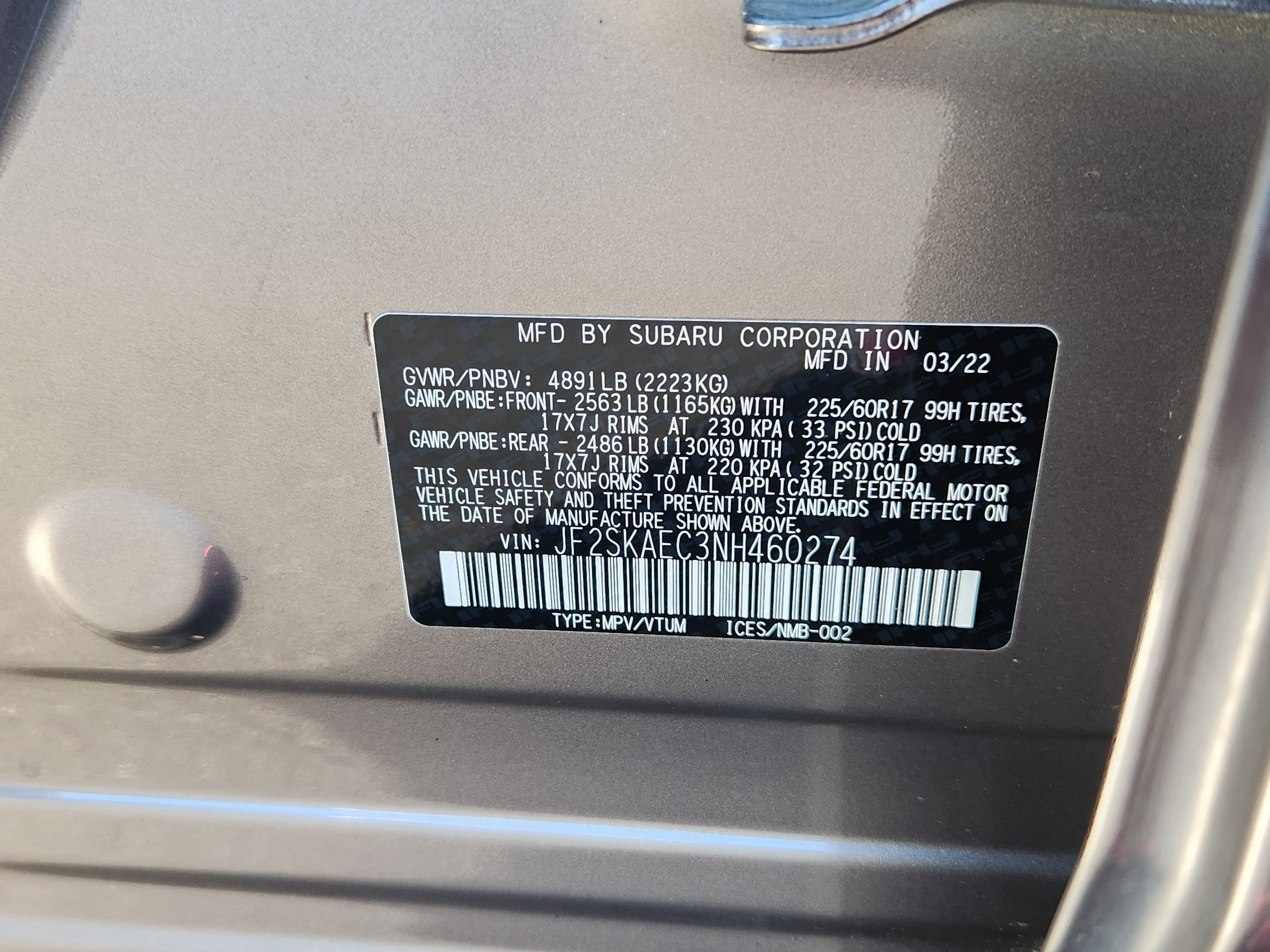 2022 Subaru Forester Premium