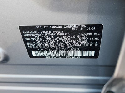 2025 Subaru Forester Touring